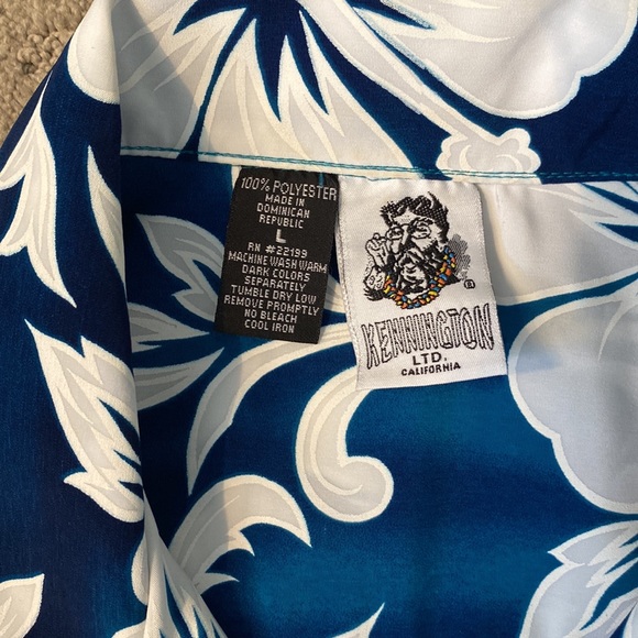 Kennington LTD Hawaiian Button Down Shirt - Picture 2 of 5